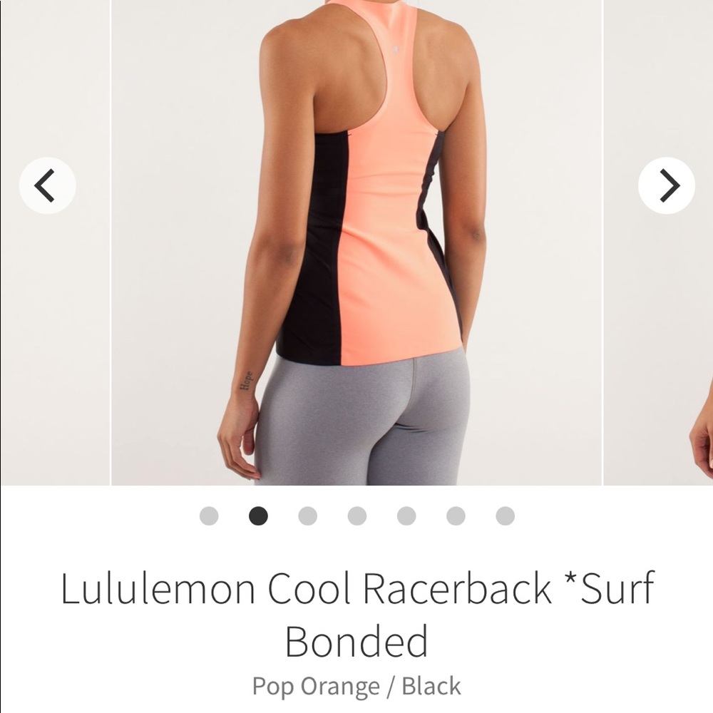 Lululemon Cool Racer back - Picture 2 of 5